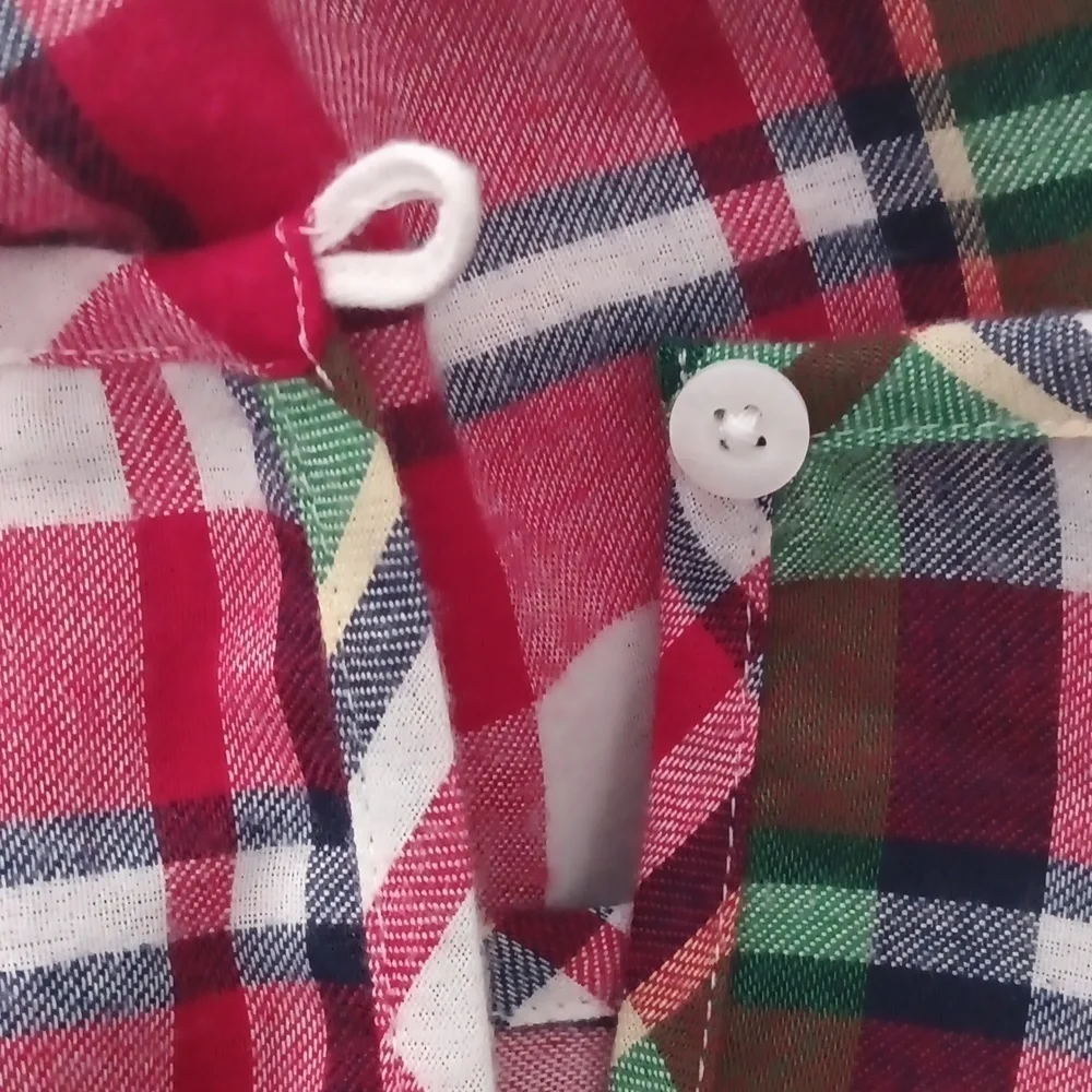 Jammies For Your Families® Christmas Kitsch Plaid Nightgown . Size L (10-12).